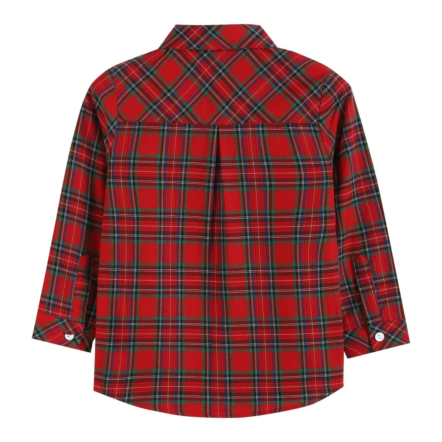 Red and Green Tartan Dress Shirt