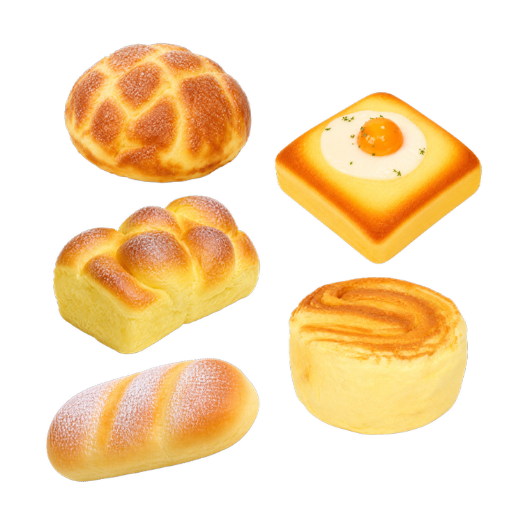 Egg Toast, Challah, Sweet Roll, Cinnamon Roll, Concha, Squishy Bread, Squishy, Bread, Squishy Bakery, Bakery, Sweet Bread