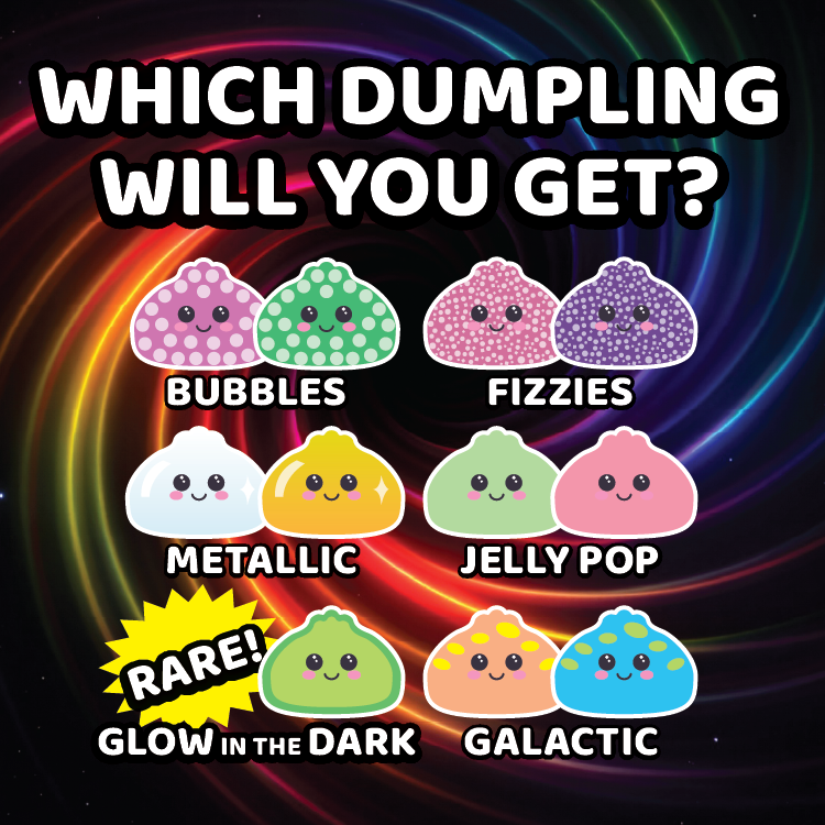 COMING SOON! Mystery Dumpling Squishy Toy