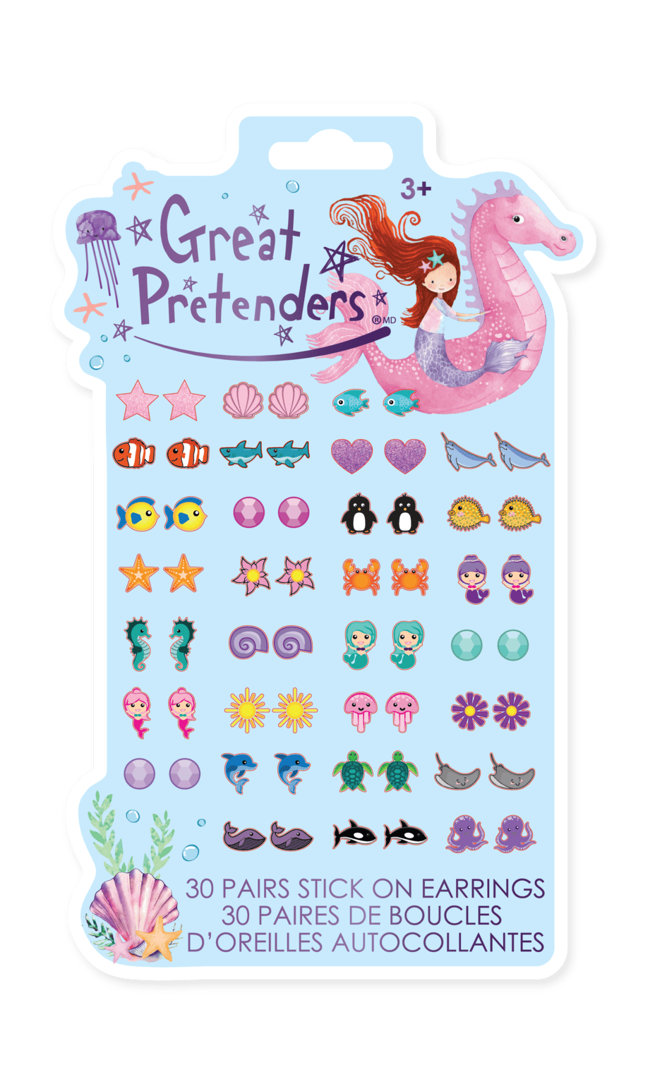 Mermaid Sticker Earrings