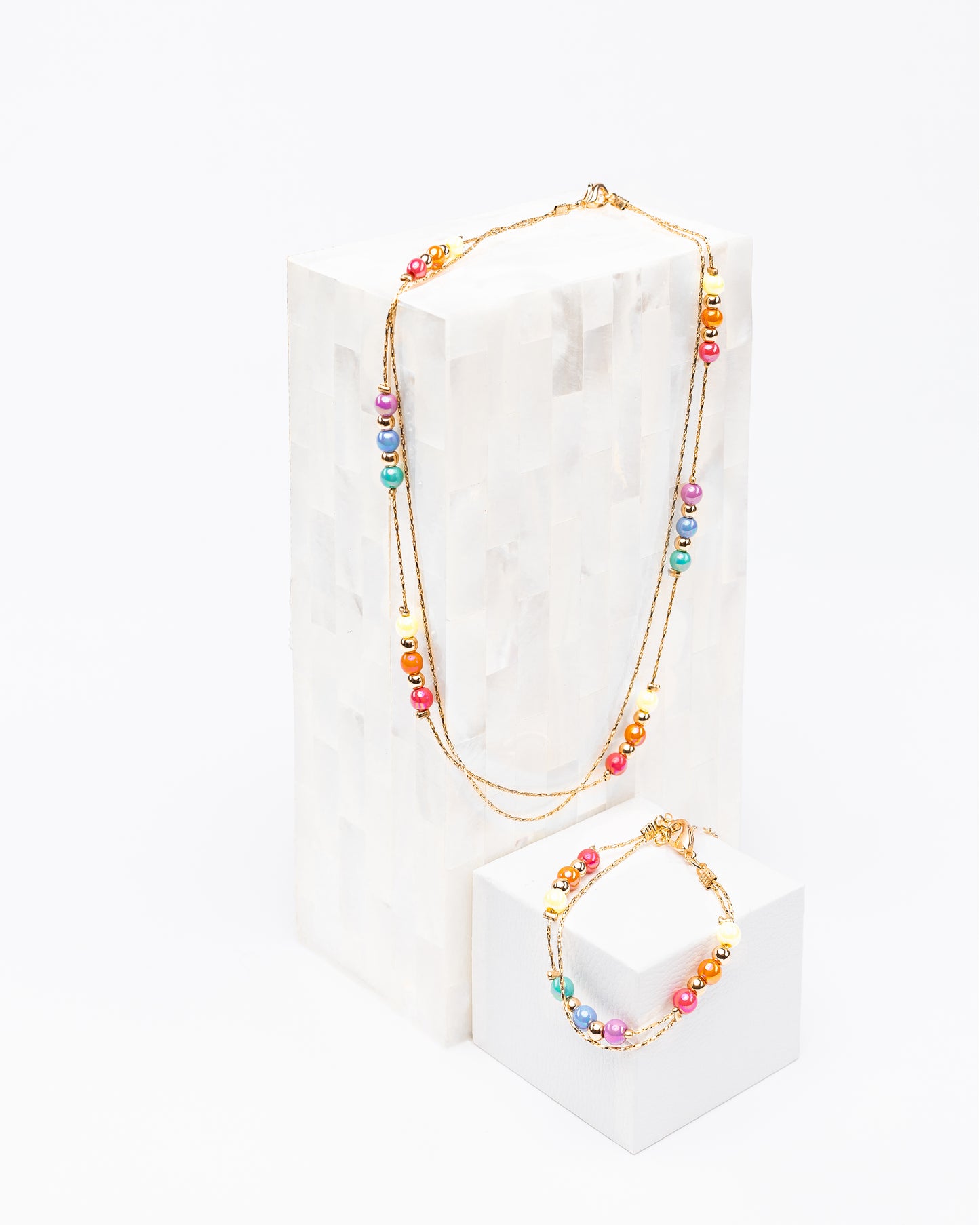 Golden Rainbow Necklace