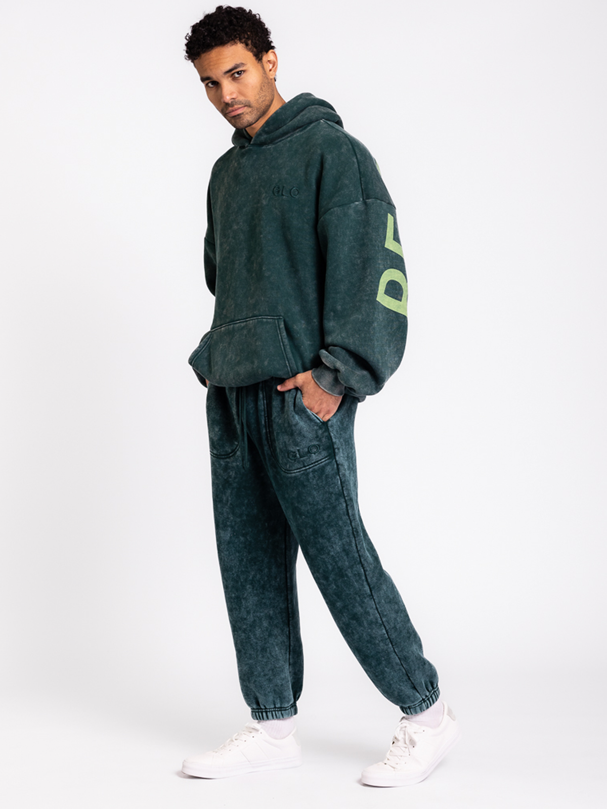 GLO Kingdom Essential Hoodie - Snow Wash - Eden