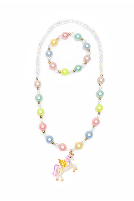 Happy Unicorn Necklace Set