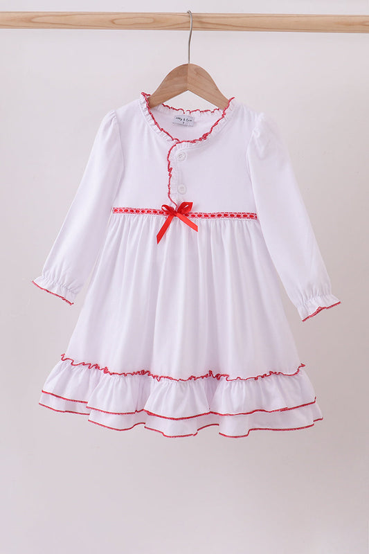 White Bow Gown