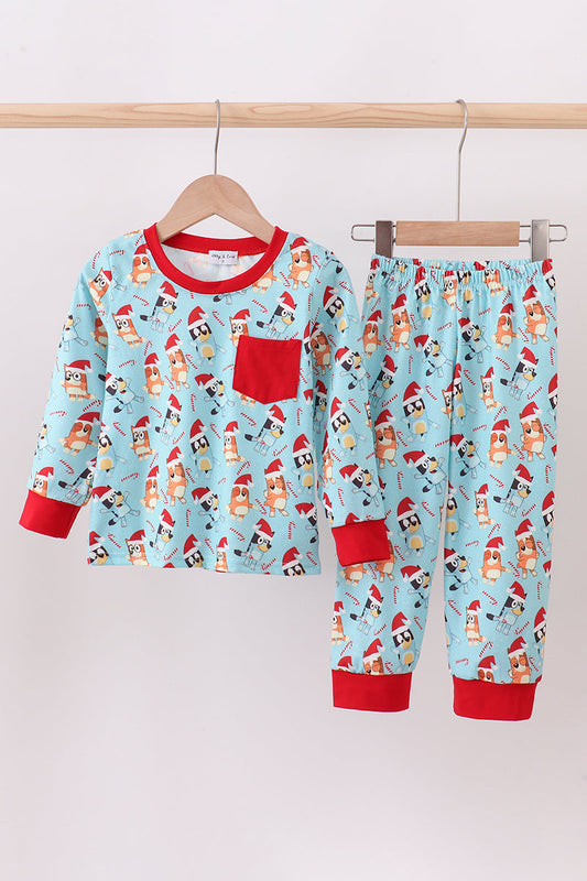 Bluey Christmas Pajama Set