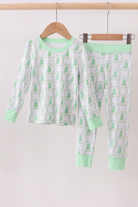 Christmas Tree Bamboo Pajama Set