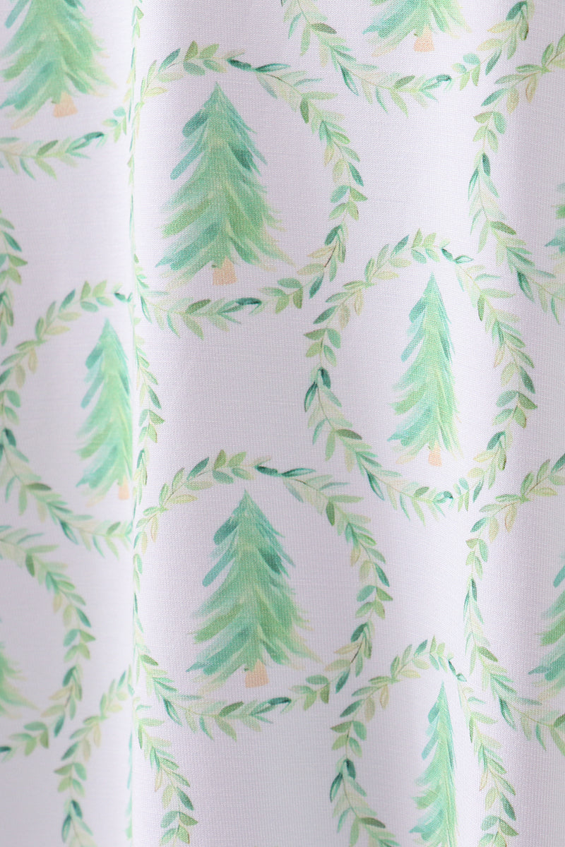 Christmas Tree Bamboo Pajama Set