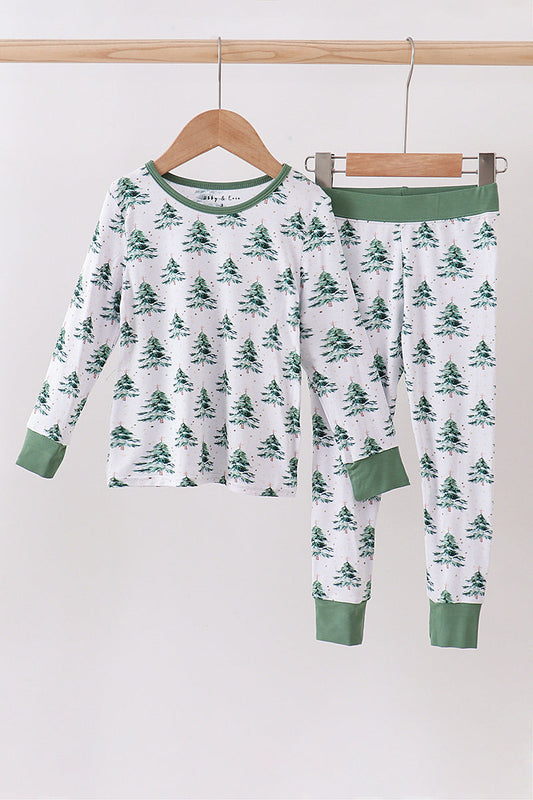 Christmas Tree Bamboo Pajama Set