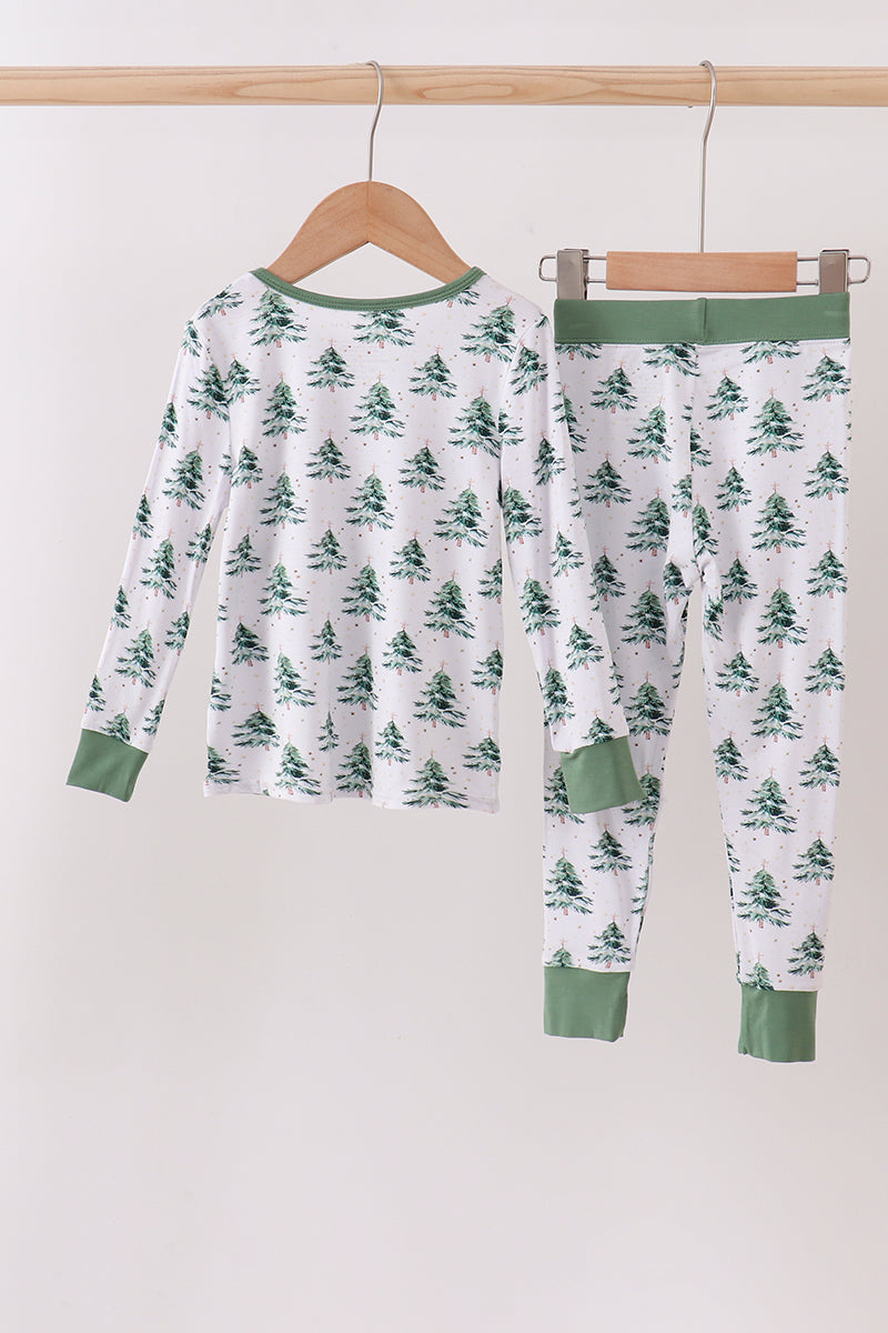 Christmas Tree Bamboo Pajama Set