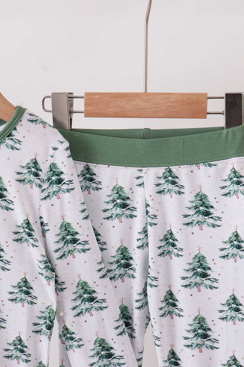 Christmas Tree Bamboo Pajama Set