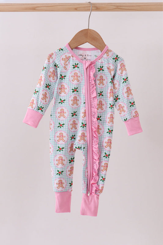 Pink Gingerbread Pajamas