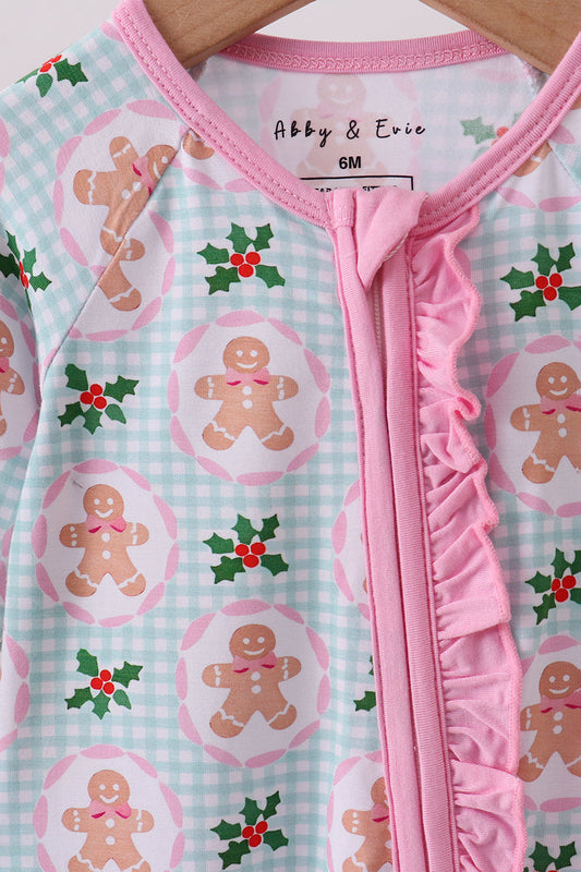 Pink Gingerbread Pajamas