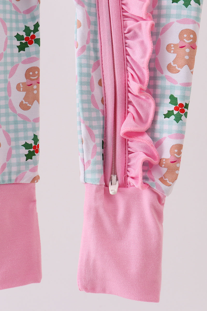 Pink Gingerbread Pajamas