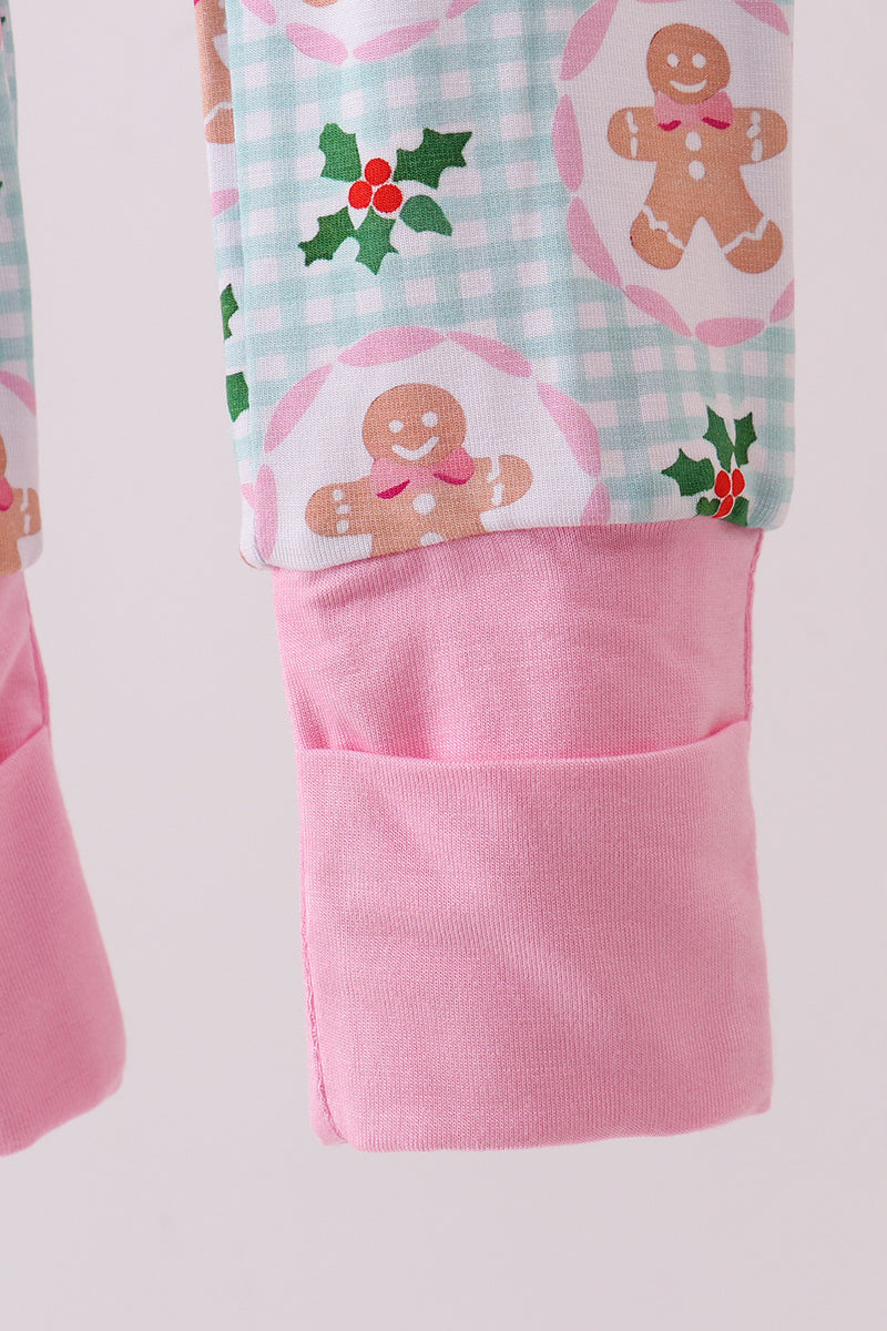 Pink Gingerbread Pajamas