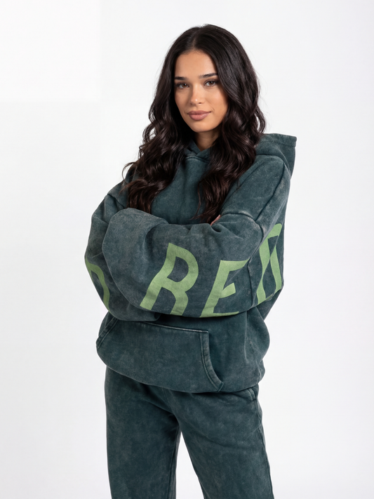 GLO Kingdom Essential Hoodie - Snow Wash - Eden