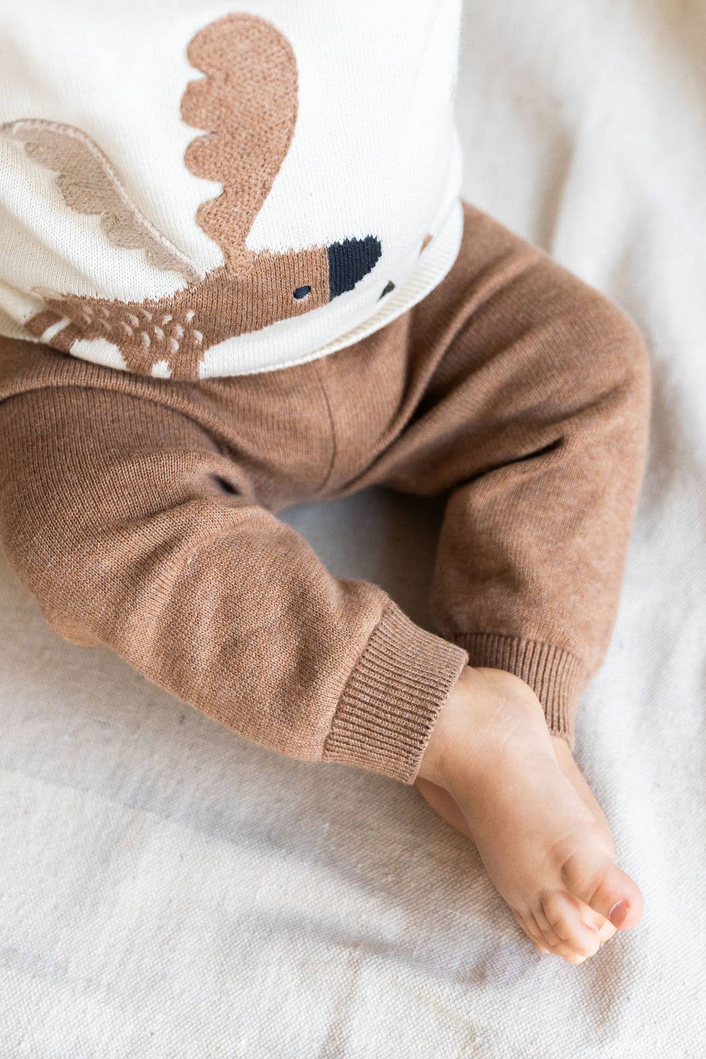 Chai Spice Pocket Sweater Knit Pants (Organic Cotton)